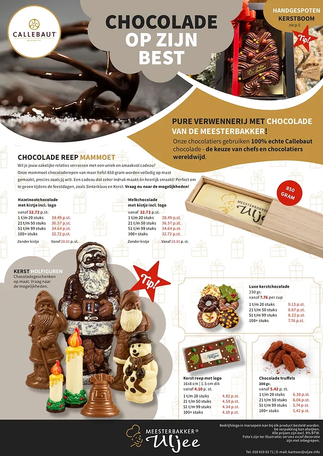 Pagina 7 van de zakelijke decemberfolder 2026 van Meesterbakker Uljee