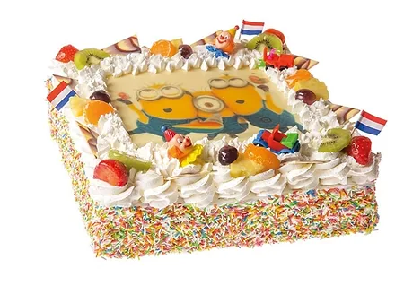 Fototaart slagroom