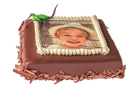 Fototaart chocolade