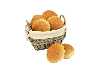Bolletjes sesam wit per 4, 4 stuks