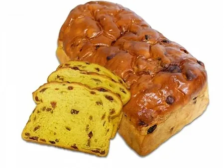 Rozijnenslof gesneden